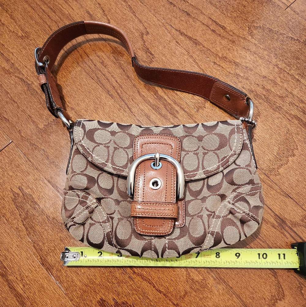 Coach Buckle Shoulder Bag